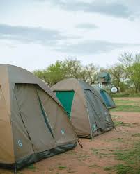 Scenic view of the Nyani Campsite and Lodge facilities for budget travelers in Serengeti